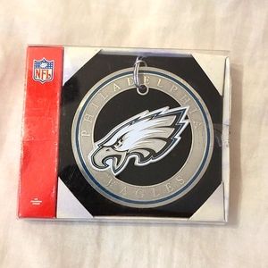 🏈NFL Philadelphia Eagles Logo Round Christmas Ornament🎄